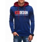 Men's hoodie B1582 - blue