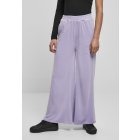 Urban Classics / Ladies High Waist Straight Velvet Sweatpants lavender