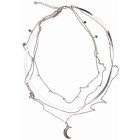 Naszyjnik // Urban Classics / Stars Layering Necklace silver