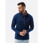 Men's sweatshirt with a stand-up collar B1015 - navy