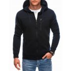 Men's zip-up sweatshirt B1614 - navy