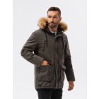 Men's winter jacket C512 - olive
