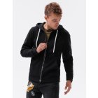 Men's zip-up sweatshirt B1145 - black 