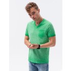 Men's plain t-shirt S1388 - green