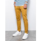 Męskie spodnie dresowe // P946 - mustard