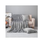 Ruffly Blanket A665 - grey