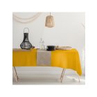 Stain-resistant tablecloth Viva A560 - mustard