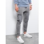 Men's sweatpants P917 - grey melange