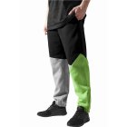 Męskie spodnie dresowe // Urban Classics Zig Zag Sweatpants gry/blk/lg