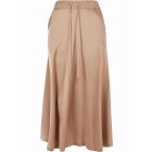Spódnica damska // Urban classics Ladies Satin Midi Skirt softtaupe