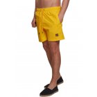 Męskie spodenki kąpielowe // Urban Classics Block Swim Shorts chrome yellow
