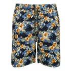 Szorty // Urban classics Pattern Resort Shorts hibiscus