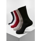 Skarpety // Urban classics Logo Sport Socks 5-Pack black/white/grey/burgundy/navy