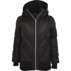 damska kurtka // Urban classics Ladies Hooded Jacket black
