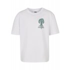 T-shirt dziecięcy // Urban Classics / Boys Organic Tree Logo Tee white